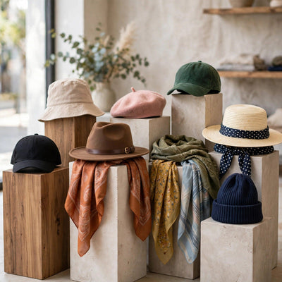 Gorras, sombreros, gorros y pañuelos