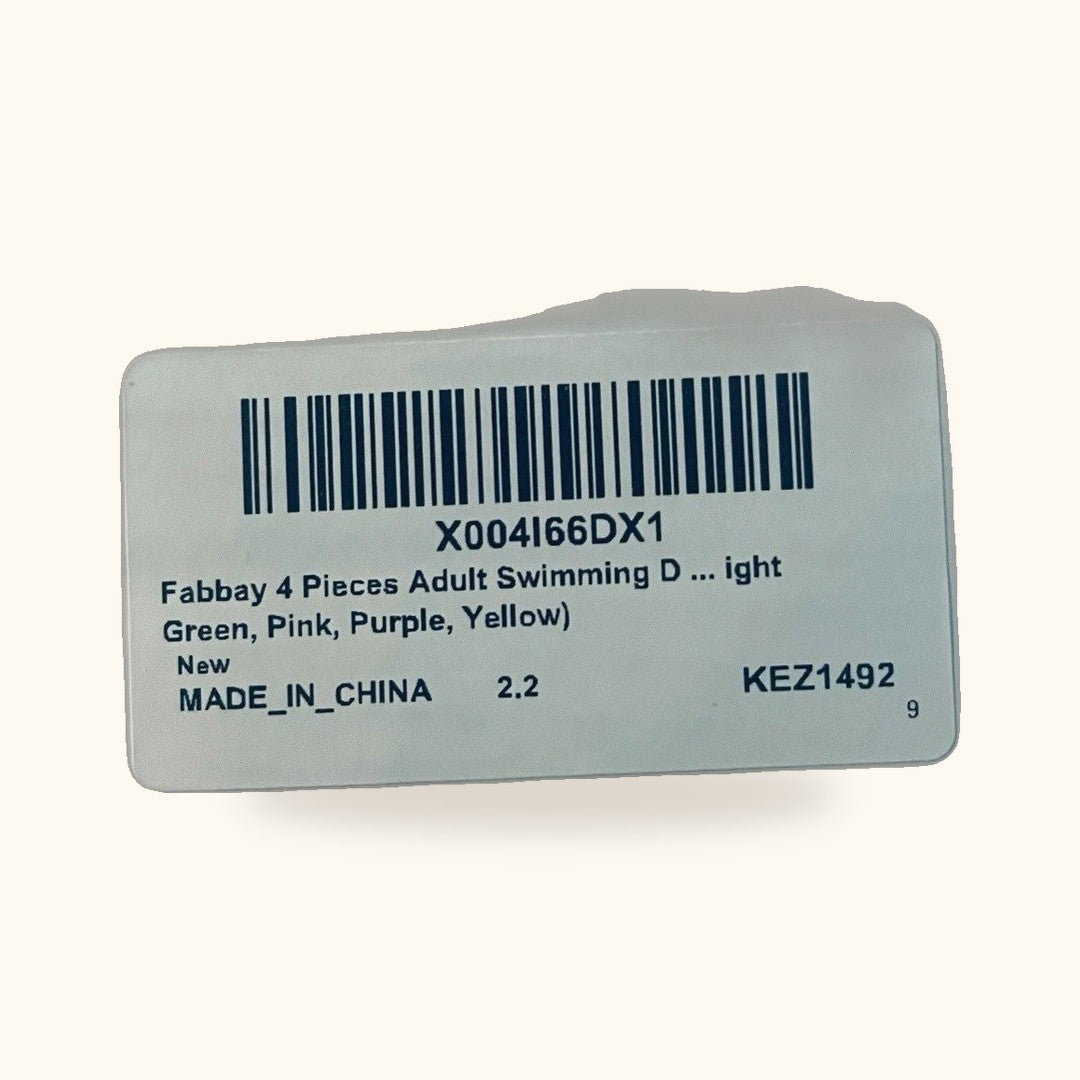 Gafas de natación para adultos Fabbay, 4 piezas