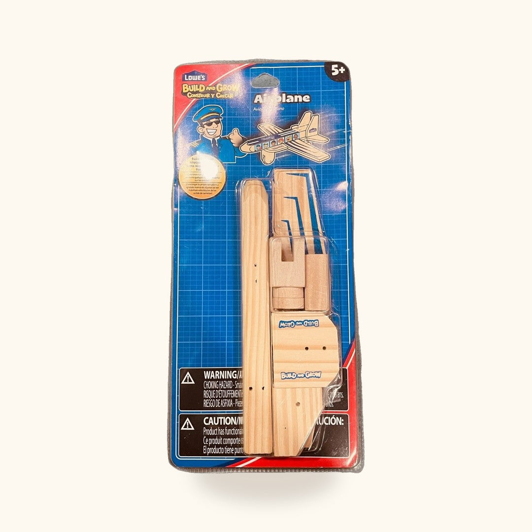 Kit de avión de madera Lowe's Build and Grow