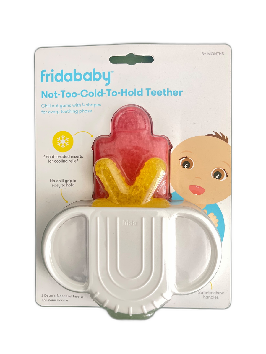 Mordedor para bebé Fridababy Not-Too-Cold-To-Hold – Alivio refrescante para las encías