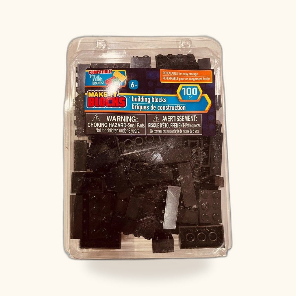 Pack de 3 sets de bloques Make It Blocks, verde/blanco/negro