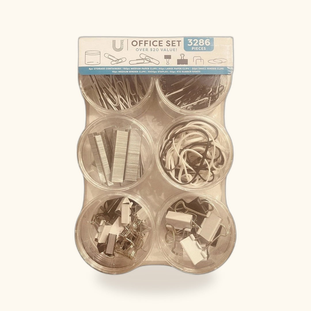 Set de suministros de oficina, 3286 piezas
